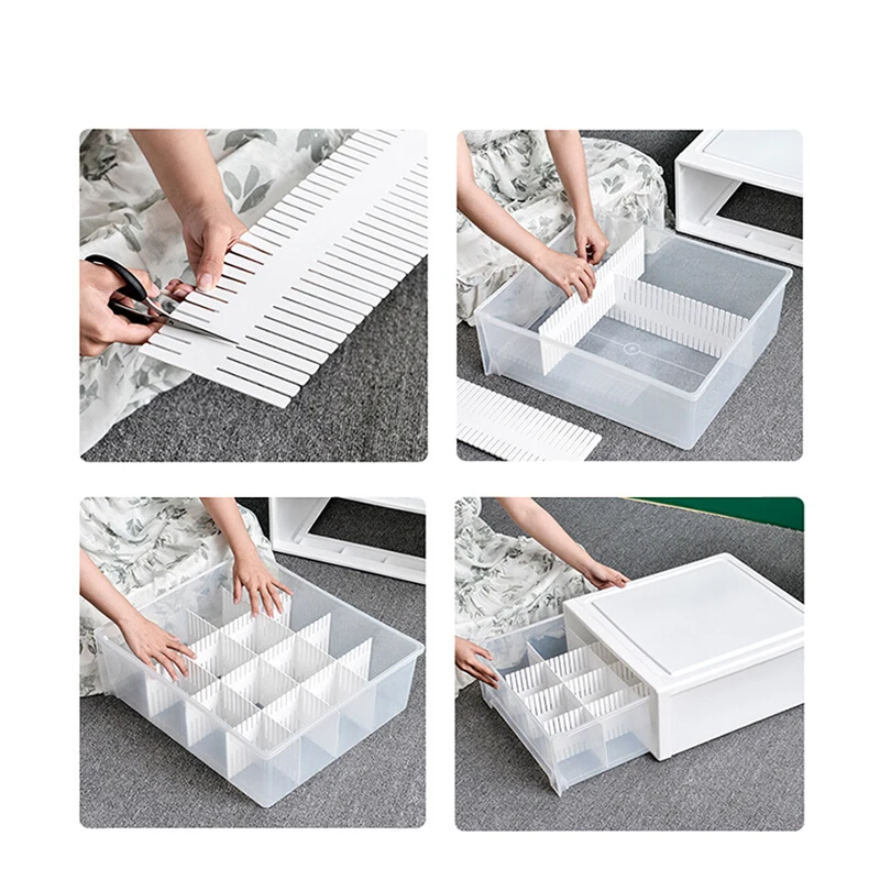 37cm/47cm drawer storage divider plastic home drawer underwear sorting sorting underwear socks storage box