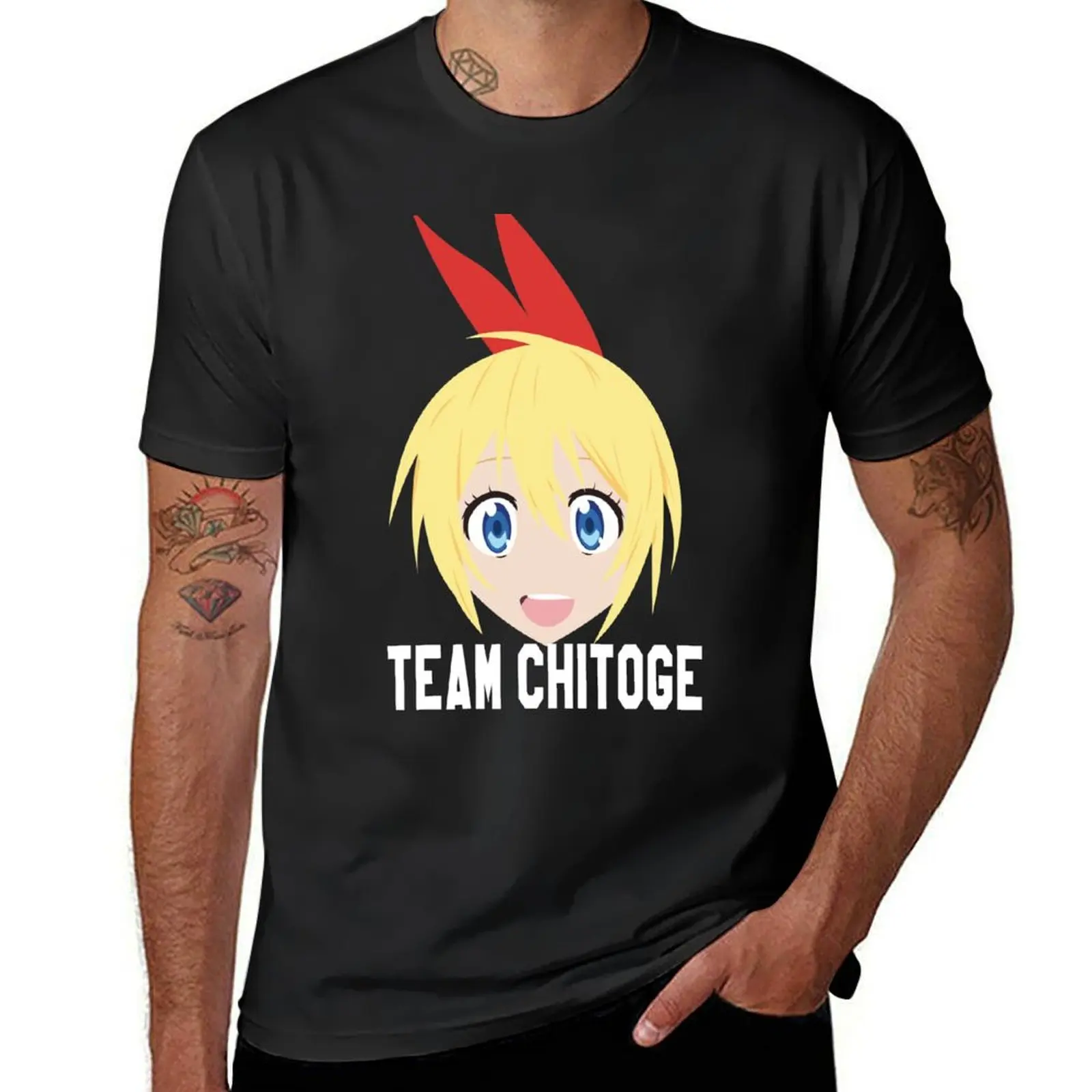 Team Chitoge - Nisekoi T-Shirt luxury t-shirt cheap stuff vintage clothes cotton t shirt men