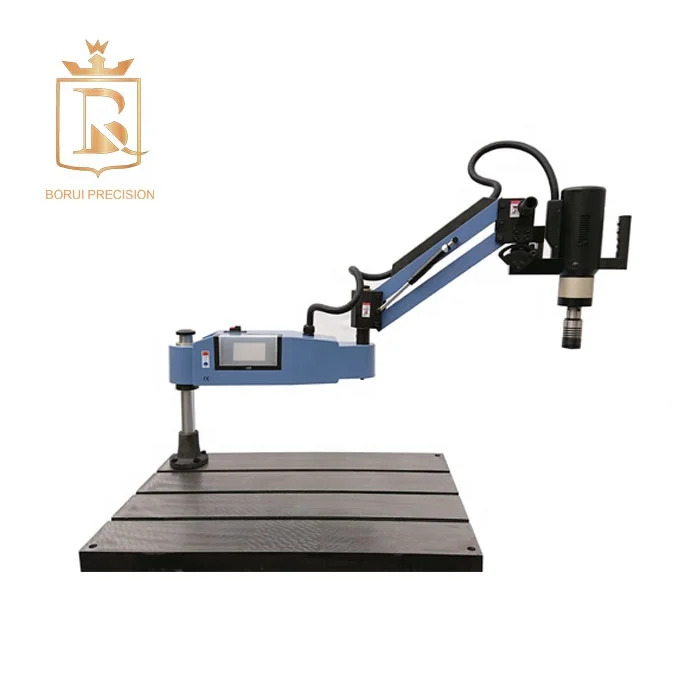 M6-M36  CNC servo flexible  arm  Vertical  Horizontle 360 degree electric threading tapping  machine