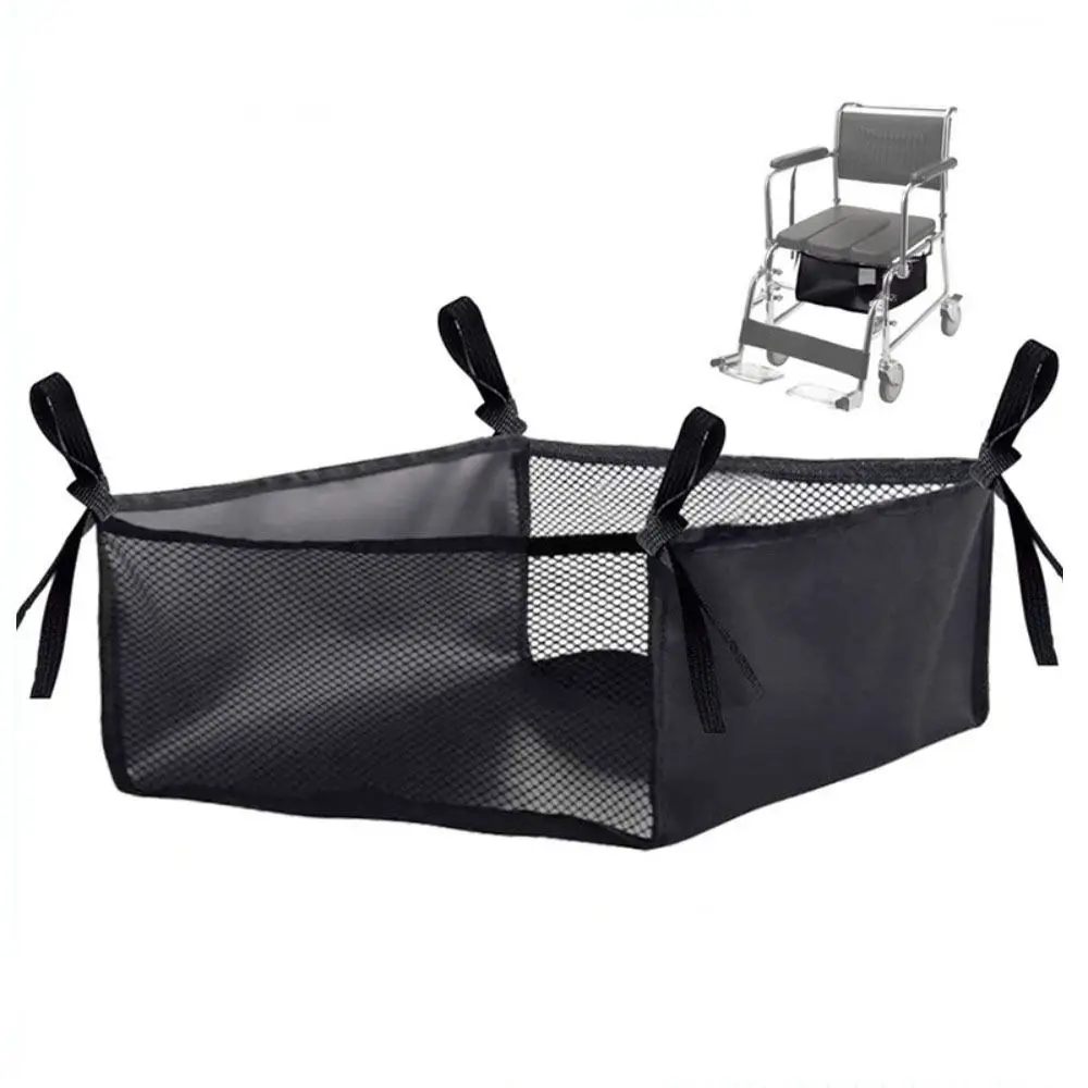 

Hanging Under Wheelchair Storage Bag Folding Portable Stroller Storage Basket Base Storage Mesh Under Table Storage Net Walker