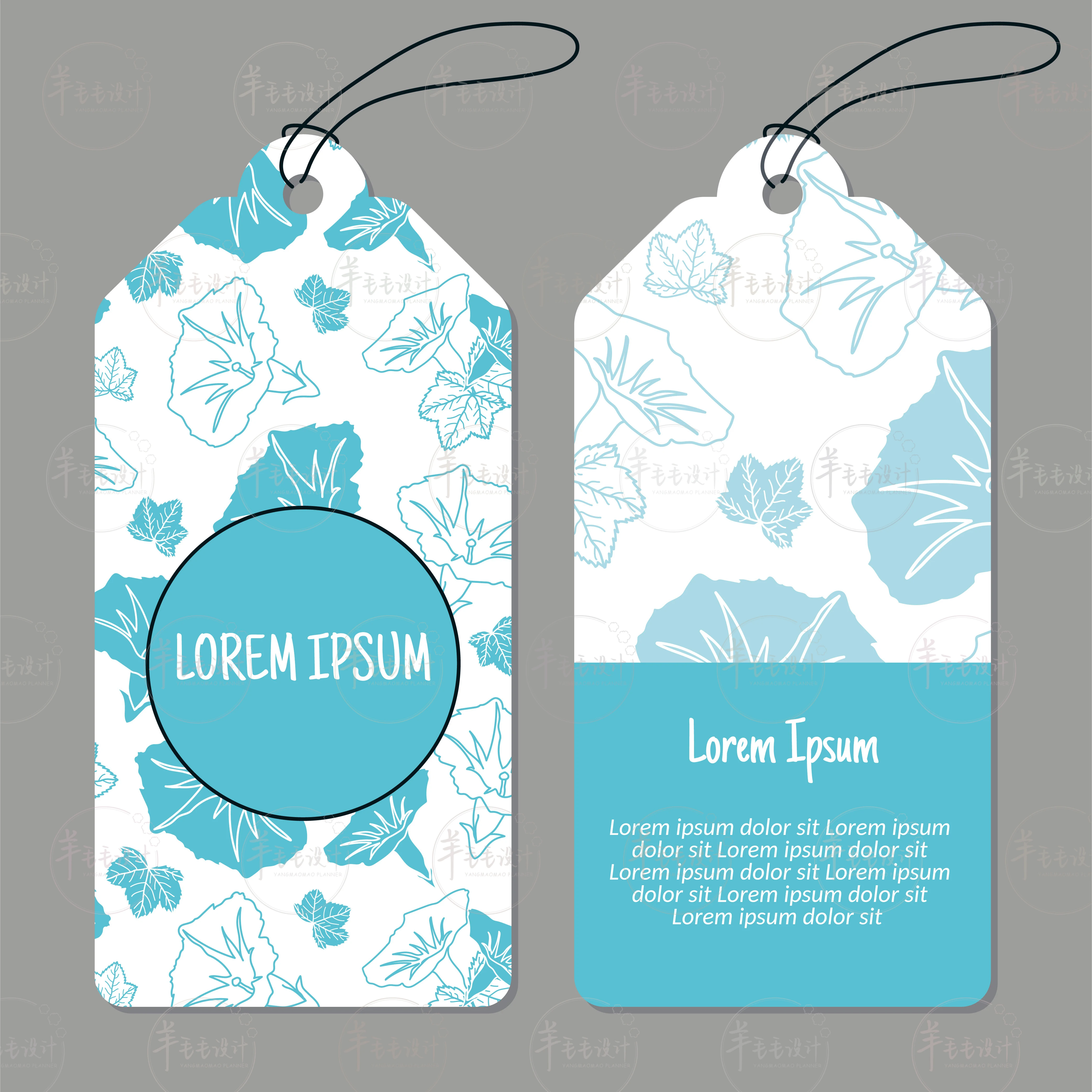 

Hanging tags of various shapes, printed in color on both sides, product labels, wedding candy gifts, 9x5.4cm