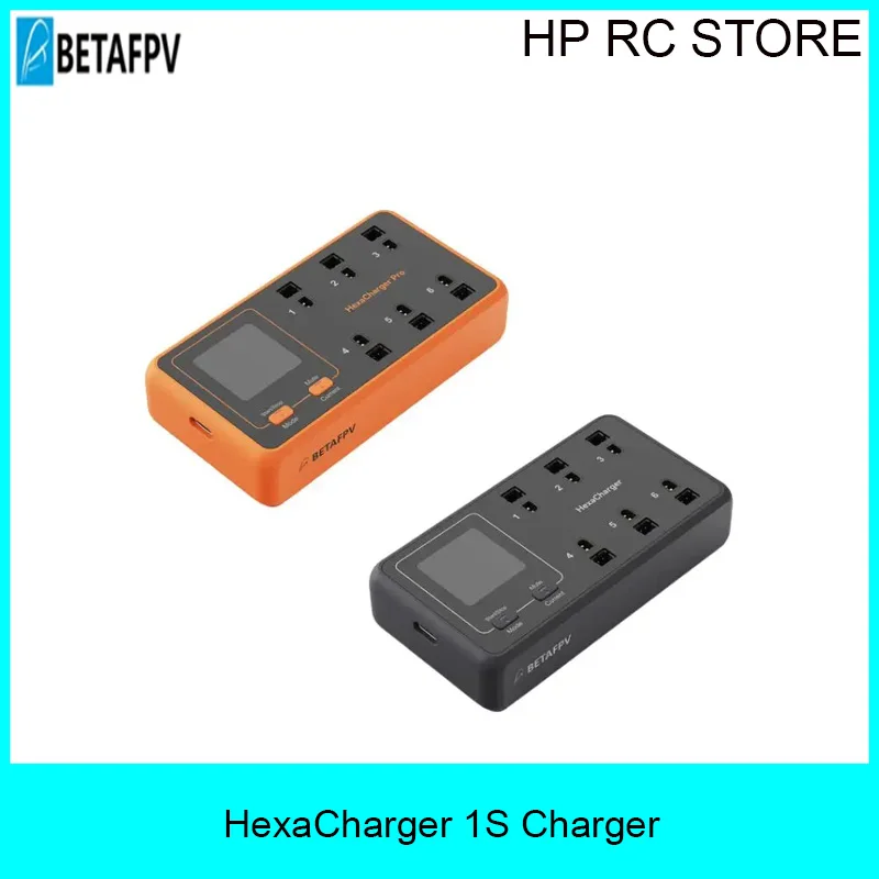 Hot BETAFPV HexaCharger 1S 24W 78W 6 Ports Fast Charger for FPV Tiny Whoop Drone 1S LiPo LiHV Battery