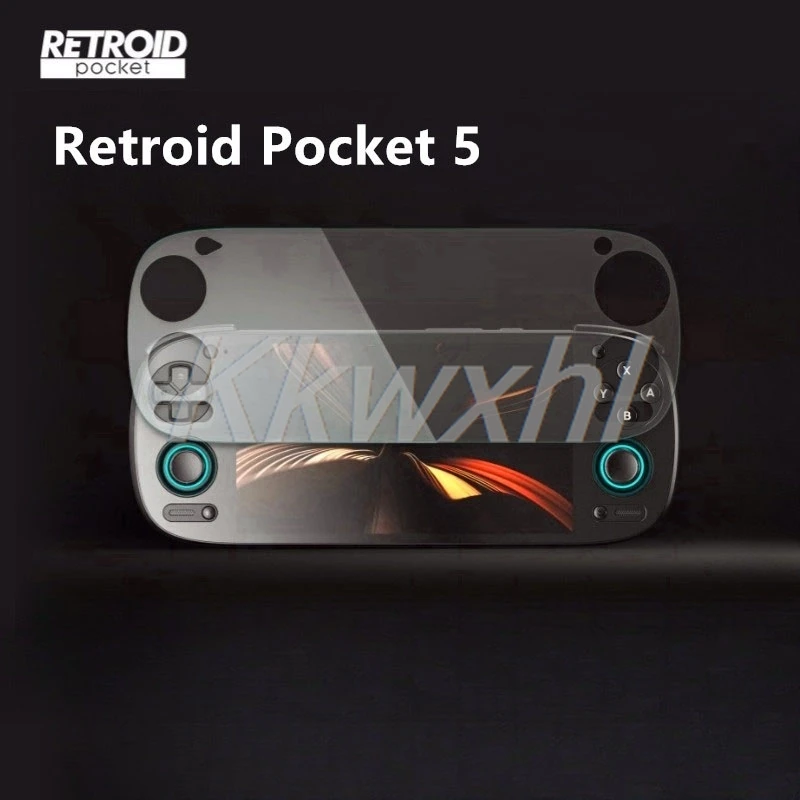 2PCS FÜR Retroid Tasche 5 Handheld Spielkonsole 5,5 Zoll Gehärtetem Glas AUF Pocket5 9H HD Screen Protector film Abdeckung – Detail 5
