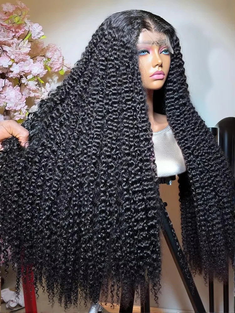 30 40 pouces vague profonde 13x6 13x4 Hd dentelle frontale perruque de cheveux humains 250 densité eau bouclés 360 dentelle frontale perruques cheveux humains pour les femmes