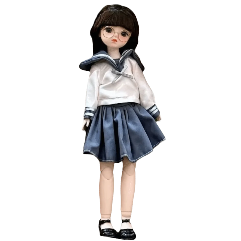 Attractive Eyes 30cm with Clothes High Heel with Wig Make Up Princess Dress Up Elegant Ball Jointed