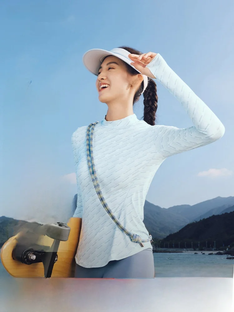 

Banana Le Lightweight Thin Sportswear Women's Spring Summer Slim Fit Inner Wear Qui Dry Base Layer irt Comfortable Cycling