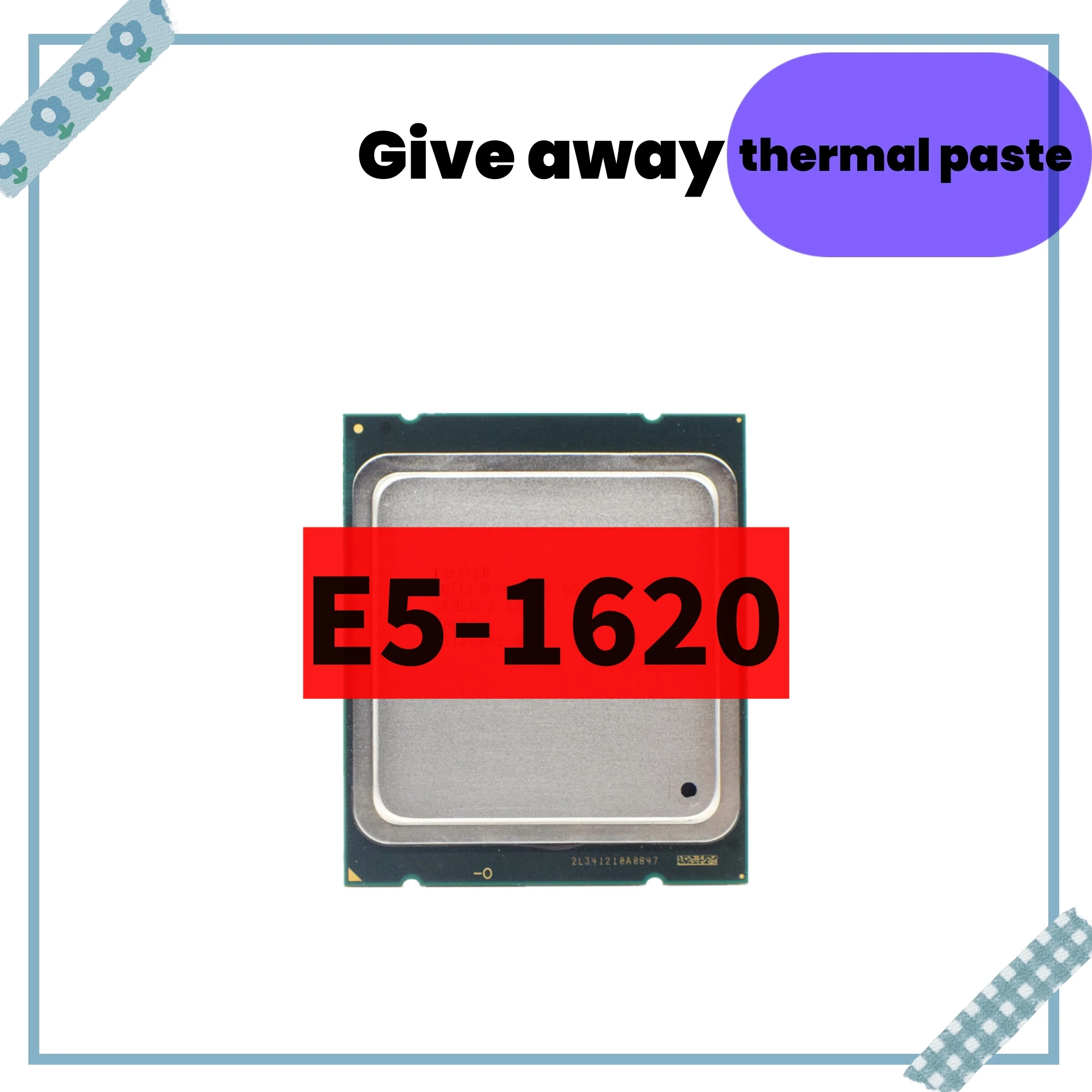 

Серверный процессор E5 1620 LGA 2011, четырехъядерный процессор, 3,6 ГГц, 130 Вт, 10 МБ кэш-памяти SR0LC E5-1620