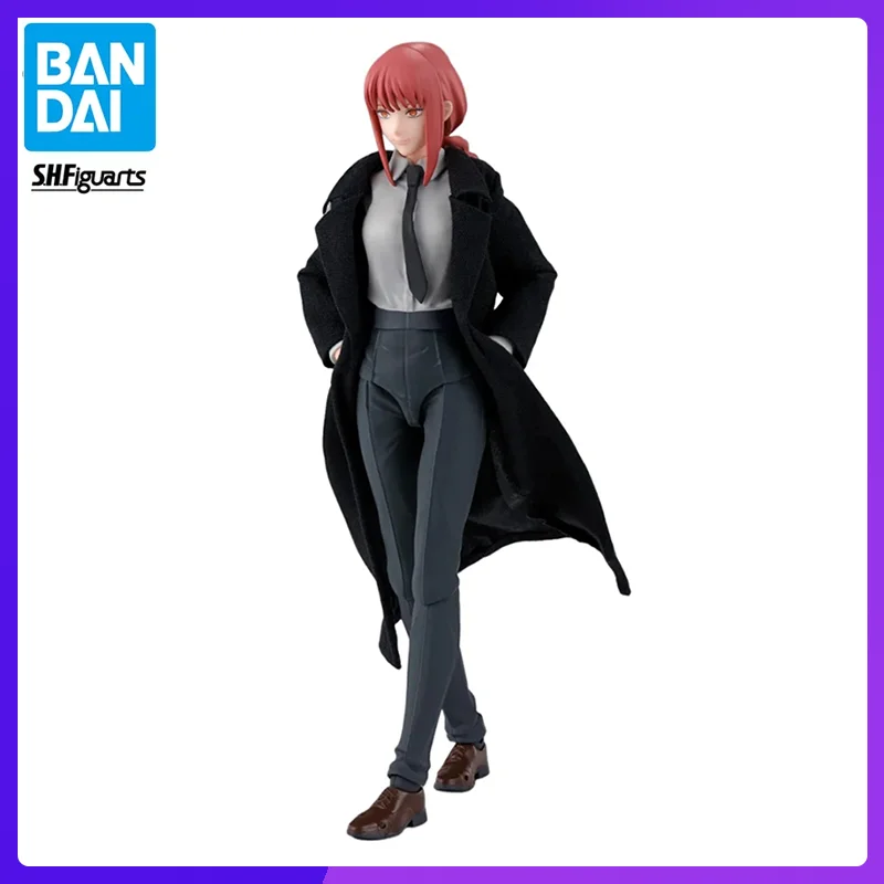 

In Stock Bandai S.H.Figuarts CHAINSAW MAN MAKIMA New 14cm Original Anime Figures Model Toys Action Assembly Collection Doll Pvc