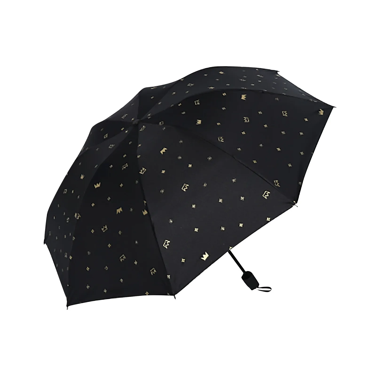 Folding Automatic Umbrella Men And Women Students Cute Sun Umbrella Sunshade Anti-ultraviolet Rain And Sunny Dual-use Umbrella