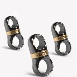 High Quality Zirconium Capsule Universal Joint Key Chain Accessories Titanium Luxury Car Keychain Key Ring 360 Degree Rotation