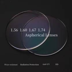 JAEVAR Aspheric Lenses 1.56/1.61/1.67/1.74 HD Anti Reflection Anti Wear Myopia Farsightedness Astigmatism Prescription Lenses
