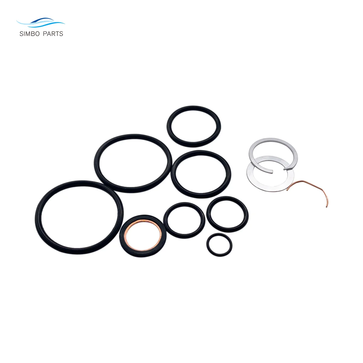 25-87400A2 Power Trim Seal Kit For MerCruiser R, MR, Alpha One, Alpha One Gen II And Bravo Trim Cylinders 87400 Sierra 18-2649