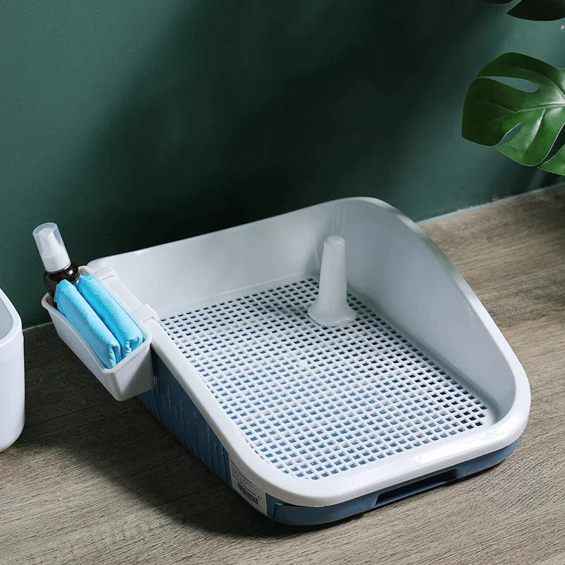 Large Dog Litter Pan  Potty Tray Pet Training Toilet For Pet  Toilet Cat Litter Cat  Tray Teddy Anti-Splash Toilette