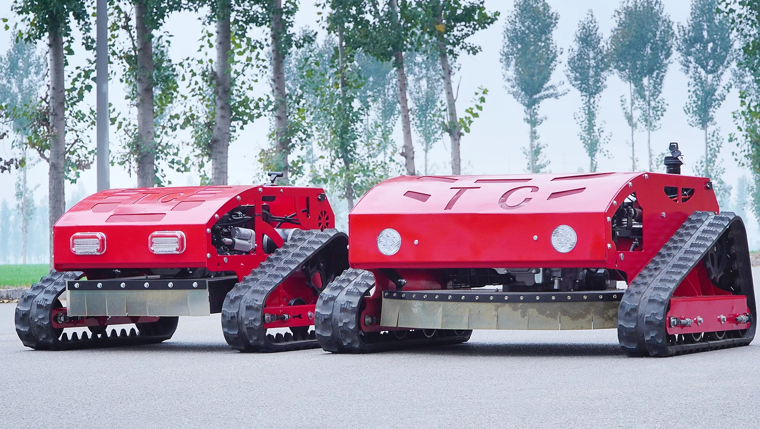 Remote Control Crawler Mower Truck Type Lawn Mower Multifunctional Orchard Weeding Machine Farm Land Clearing Grass Cutter