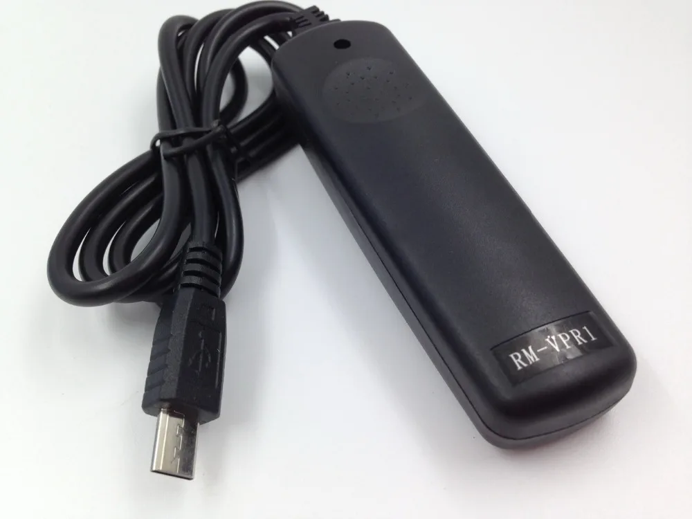 RM-VPR1 سلك تحرير مصراع التحكم عن بعد لسوني A7m4/A7R2/A7S2/A7M2/A7S/A7R/A7/A58/HX50/HX300/RX100M2/RX100M3/RX100M5/A6500 كاميرا