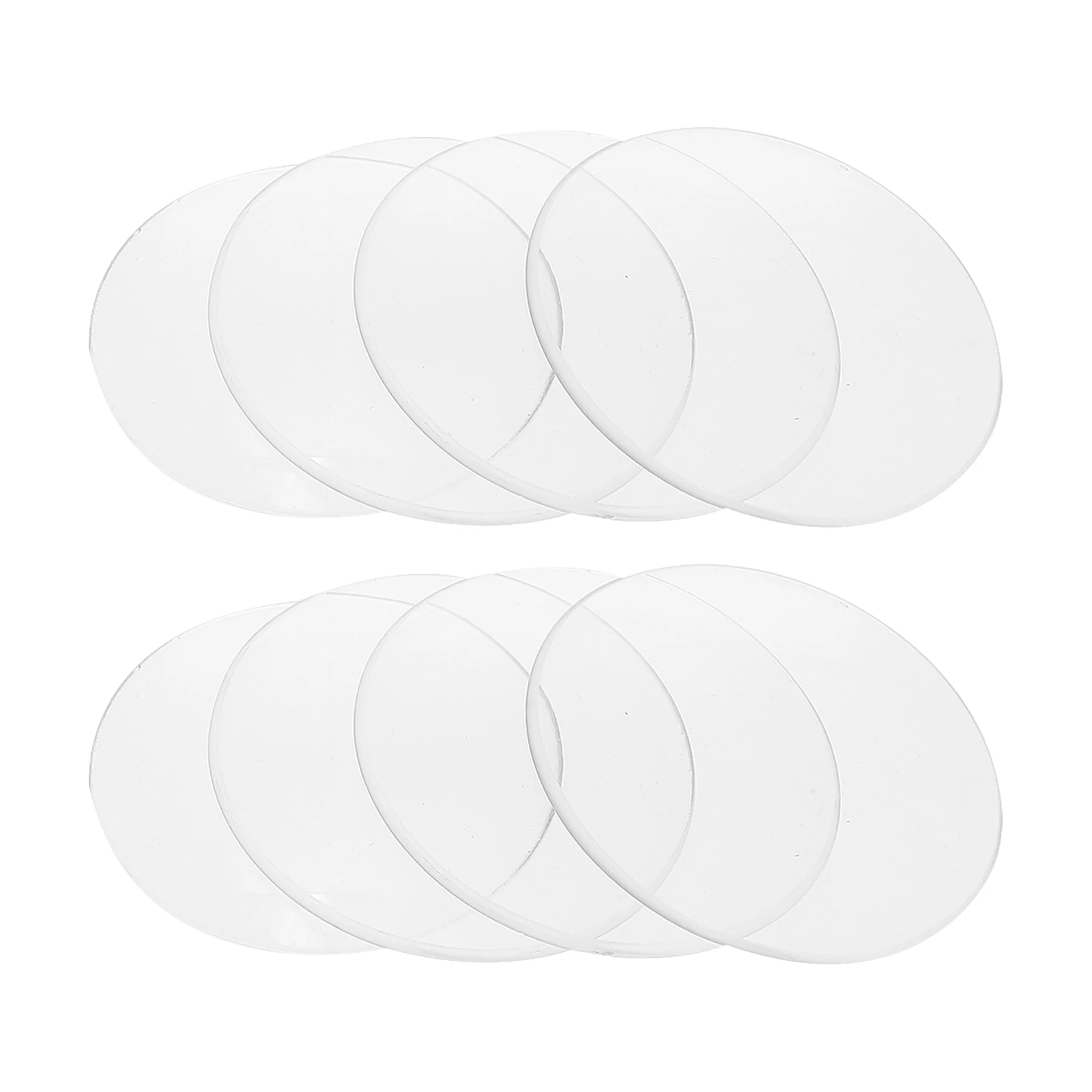 

10 Pcs Watch Glass for School Wall-mounted Laboratory Glasses Teaching Tool Round Chemical Experiment