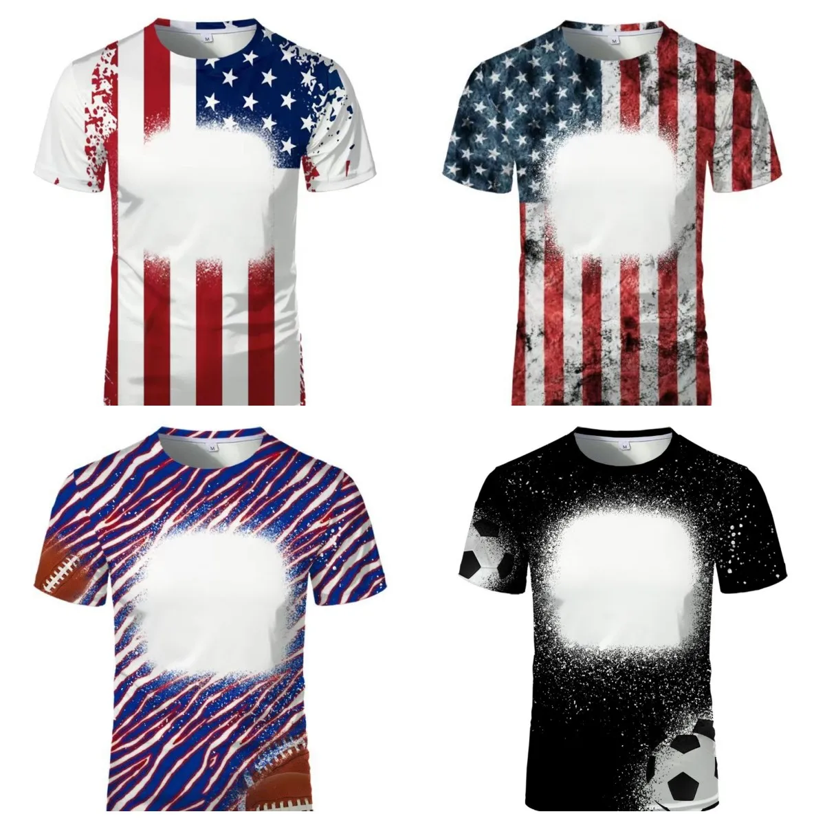 Sublimation Tshirts Family Tee Tops Polyester Clothes Blank T-shirts O-Neck Plus Size 6XL Tee Shirt For Heat Transfer Print