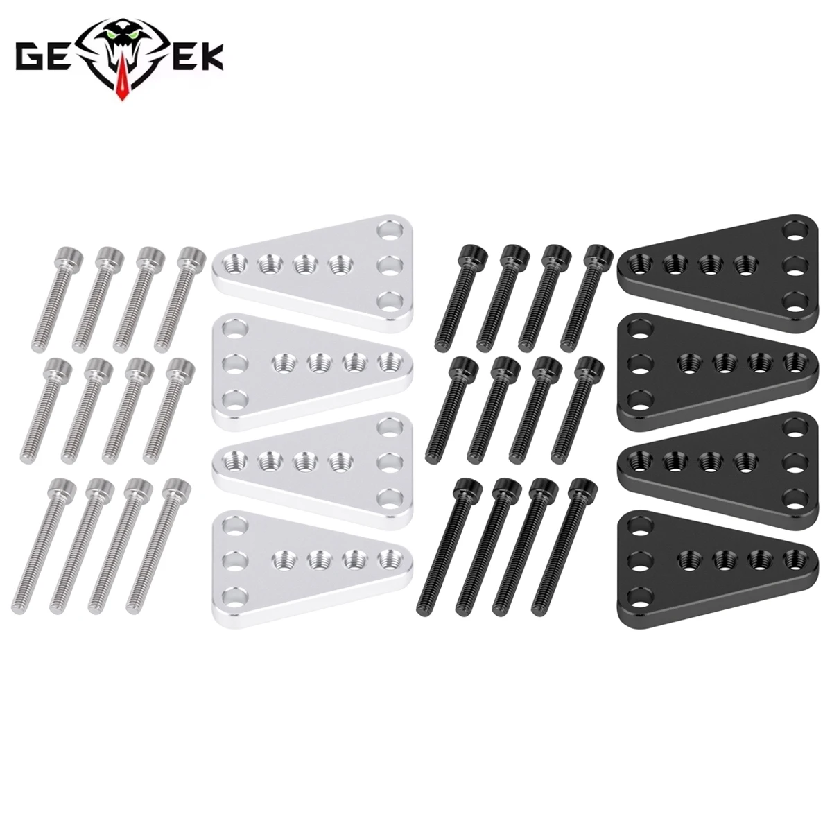 4Pcs Aluminum Adjustable Shock Tower Hoops Lift Mount Kit for 1/10 RC Crawler Car Axial SCX10 Upgrade Parts