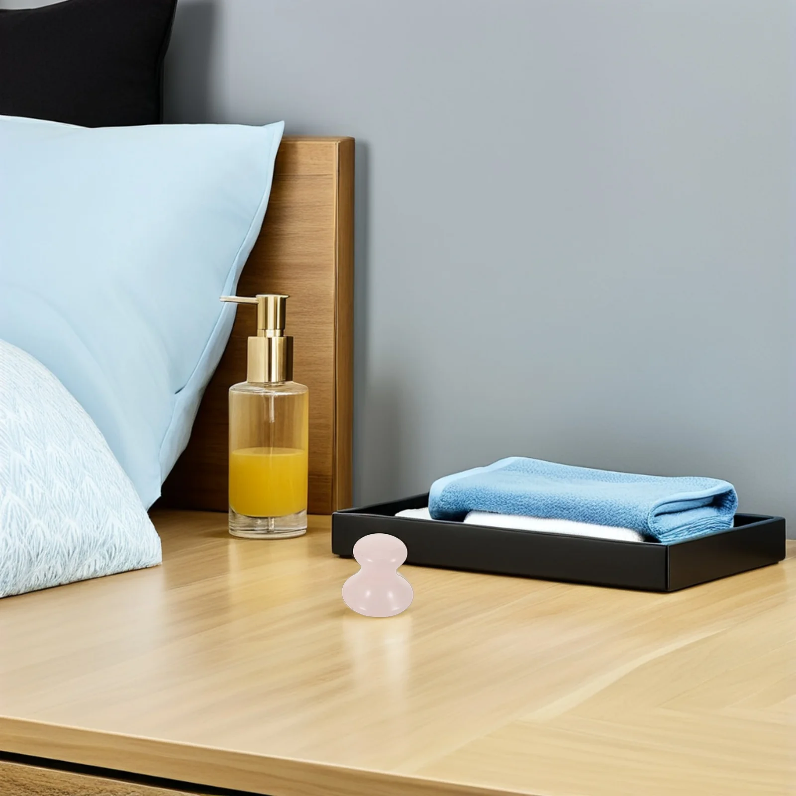 

3Pcs Crystal Mushroom Gua Sha Facial Massage Tool Face Massager Stone for Skin Care Spa Beauty Salon Travel Portable