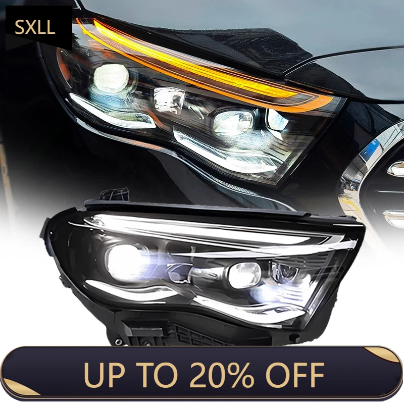 

SXLL for W214 Upgrade Matrix Laser Headlamp Multi-beam of light Headlamp Accessory XT Improvement W214 Light Emitting Diode Head