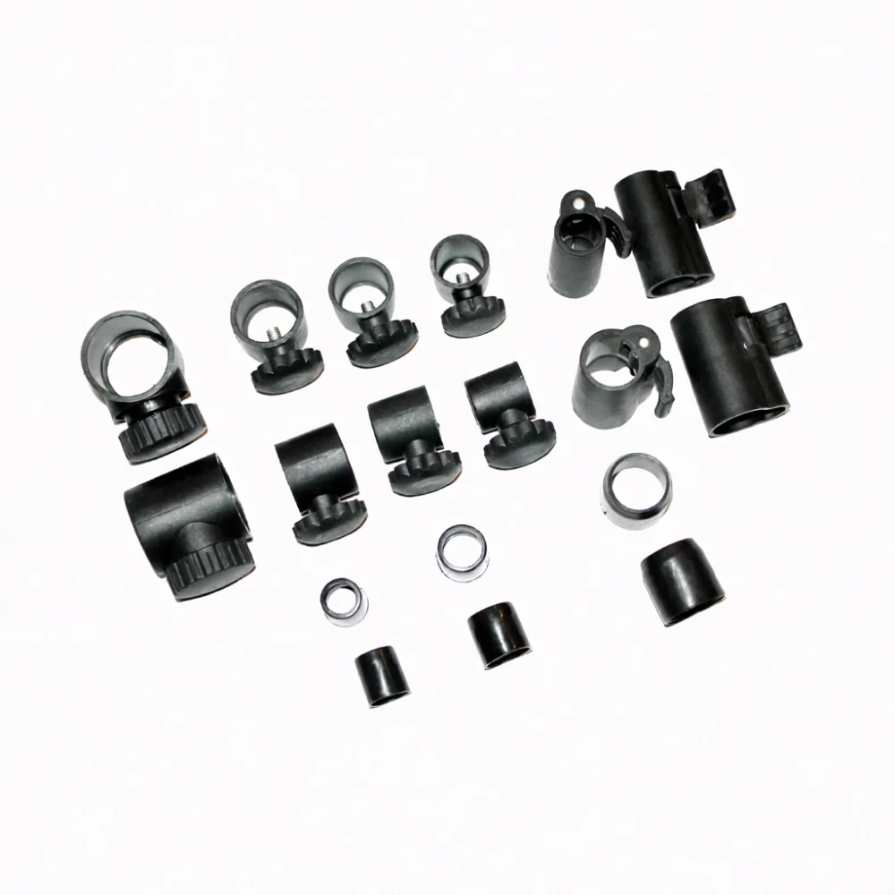 Adjustable Plastic Pipe Connector Tube Inserts For Metal Frame Stretching Rod Furniture Leg End Covers Home Maintenance Part