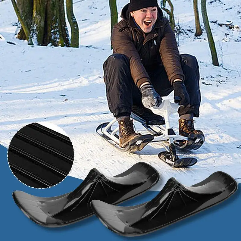 Snow Scooter Ski Sled Snow Scooter Snow Sleds Ski Skooter Ski Sled Outdoor Skate Board Replacement Parts Ski Attachment Snow