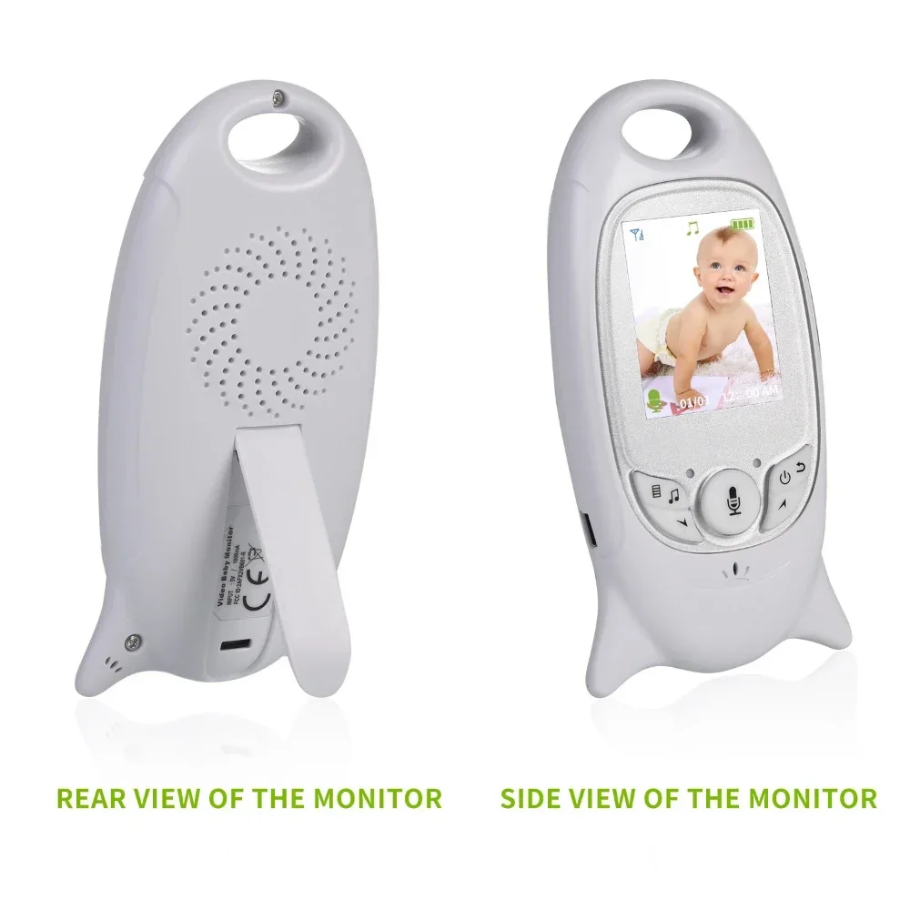 Video Wireless Baby Monitor  Color Security Camera 2 Way Talk Night Vision IR LED Temperature Monitoring 2025 Lullaby Hot Sale