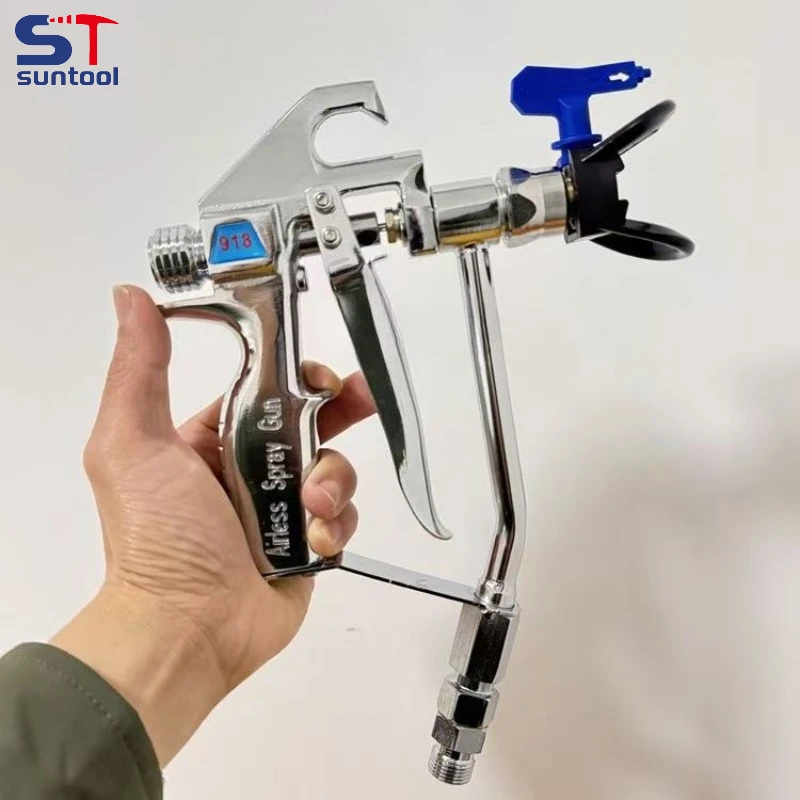 

Безвоздушный распылитель краски Suntool с защитой наконечника 633 TIP и фитингом 3/8 дюйма для безвоздушного распылителя краски