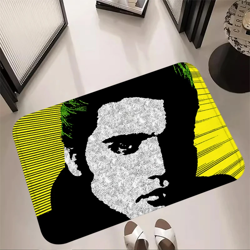 Foot Carpets Entrance Doormat E-Elvis Hallwy Cartpet Living Room Rugs Bathroom Rug Floor Mats Non-slip Bedside Mat Home Decor