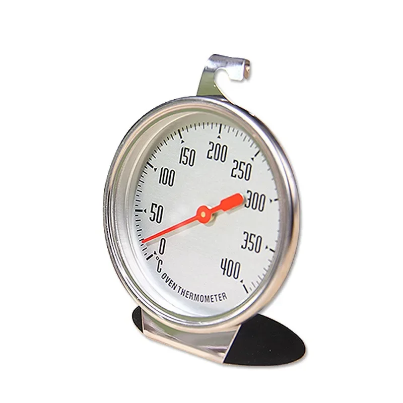 

0-400 Celsius New Stainless Steel Oven Thermometer Hang Or Stand Large Dial Baking BBQ Cooking Meat Food Temperature Measurement