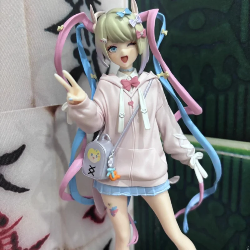 Needy Girl Overdose Rain Ultra Super น่ารัก Angel-Chan Virtual Streamer รูปอะนิเมะชุดเครื่องประดับของขวัญของเล่นสะสมรูป