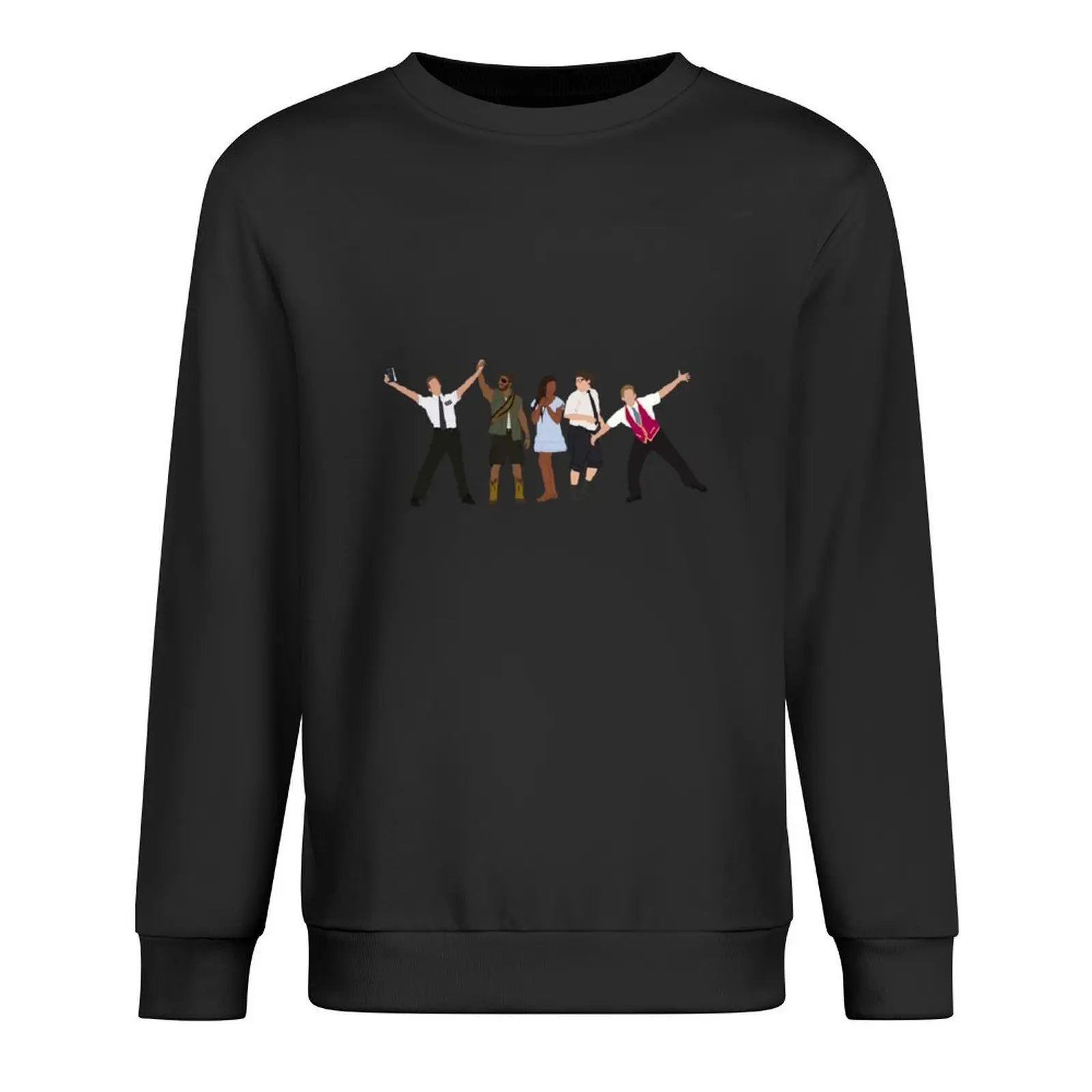 

faceless book of mormon musical characters art Pullover japanese style mens clothing sweatshirt for men
