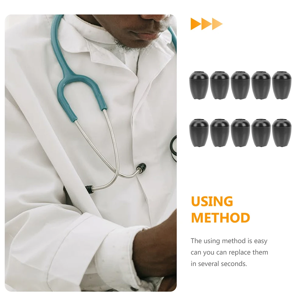 

Stethoscope Earplugs Soft Sealing Ear Tips Replacement Silicone Buds For Daily Use Comfortable Design