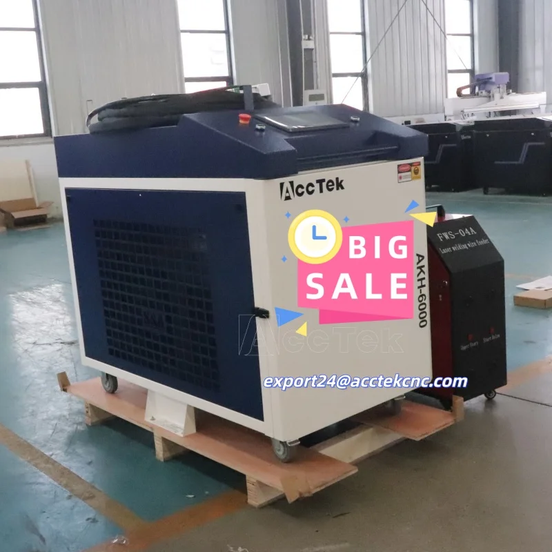 

Powerful Welding Laser Machine 6000W Handheld Metal Sheet Tube Laser Welder Water-cooled Type Laser Metal Weld Machine 6kw