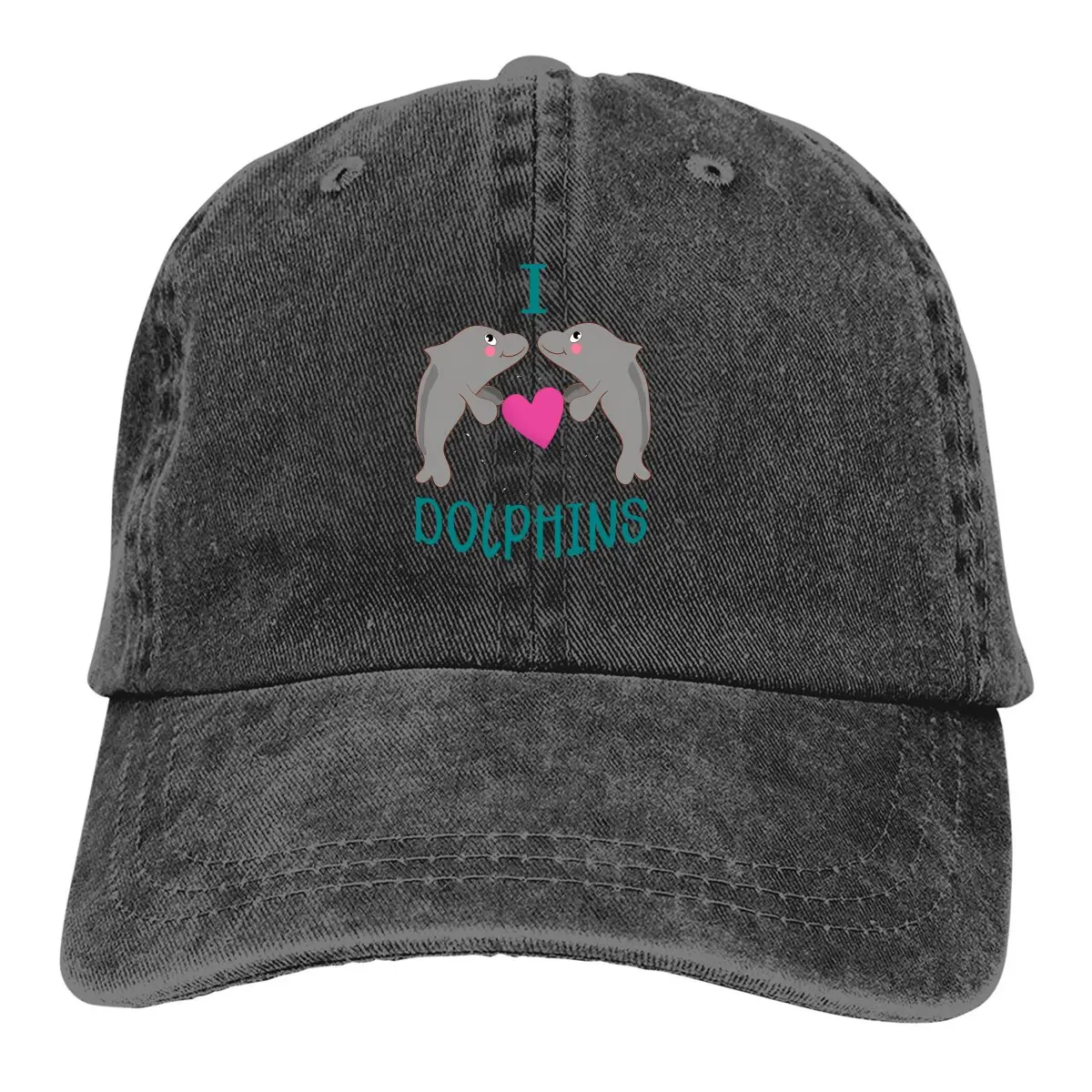 Summer Cap Sun Visor Bottlenose Hip Hop Caps Cute Dolphin Animal Cowboy Hat Peaked Hats