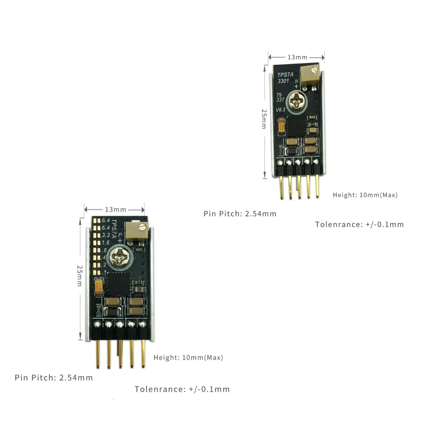 Imagem -03 - Poder do Regulador de Tensão Linear do Dc-dc a Amplificador Ajustável do Decodificador do Áudio do rf Dac Tps7a4701 Tps7a3301 3v 5v 12v 15v 19v 24v 1a