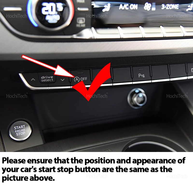 التلقائي وقف بدء المحرك نظام مزيل السيارات وقف بدء كابل لأودي A5 S5 RS5 F5 2nd 2017-2020 2021 2022 2023 2024 #2