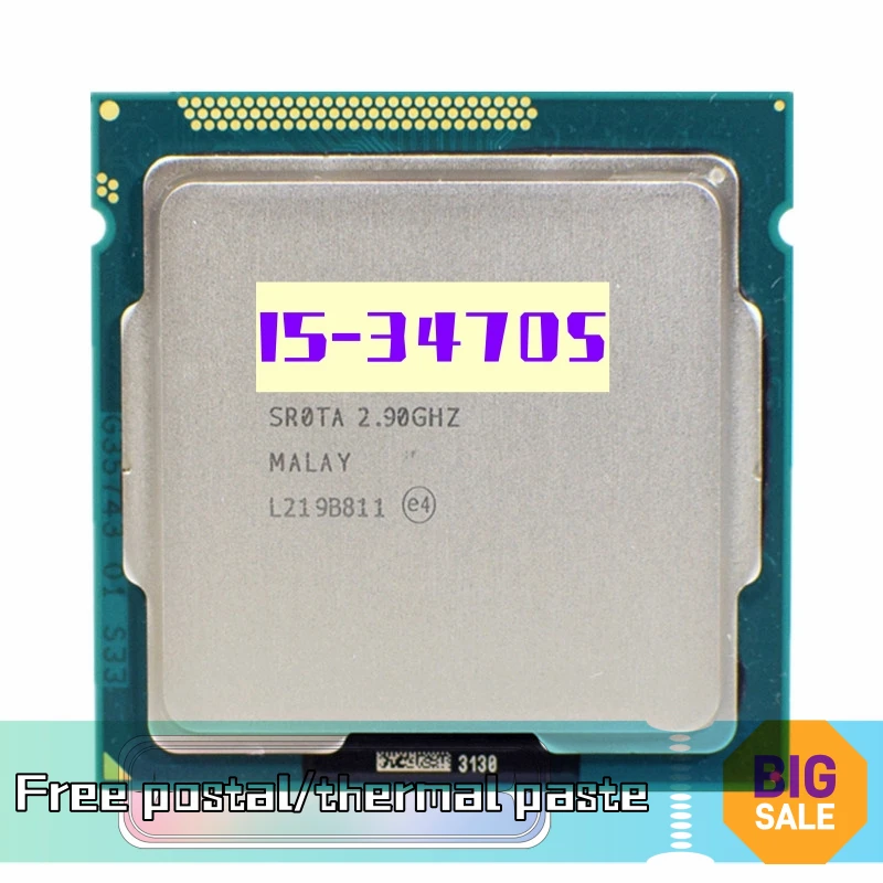 

Core i5-3470S i5 3470S 2,9 ГГц четырехъядерный четырехпоточный Процессор 6 Мб 65 Вт LGA 1155