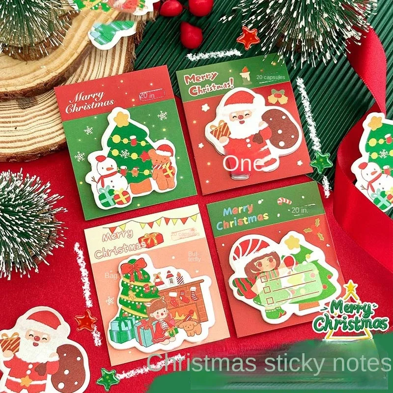 

Christmas Christmas Sticky Notes Santa Claus N Times Christmas Memo Pad Mini Cute Portable Notepad Office School Supply