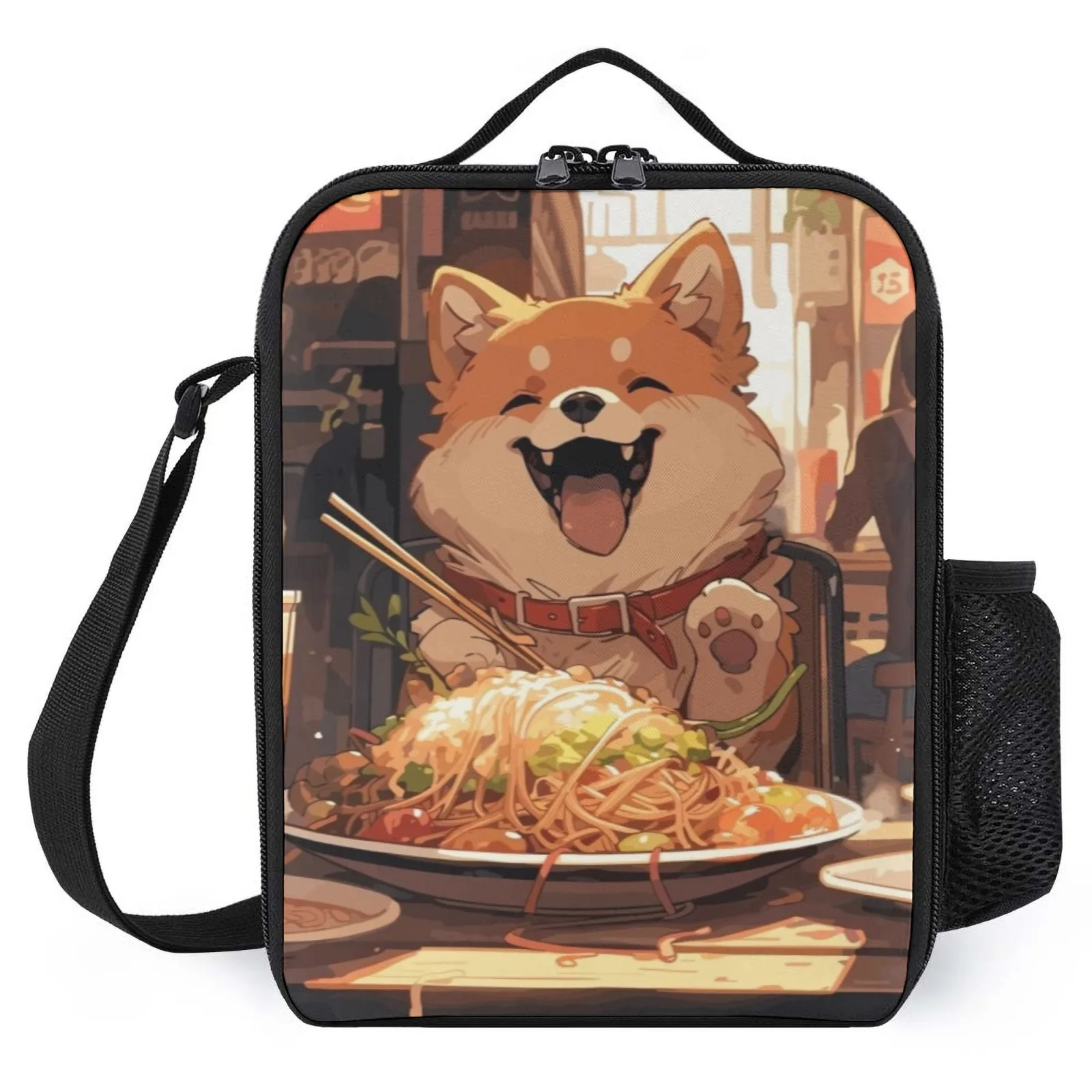 

Ramen Shiba dog_1 Lancheira с принтом, подарки для учителей французской школы, ланч-бокс, детский изоляционный ланч-бокс, сумка