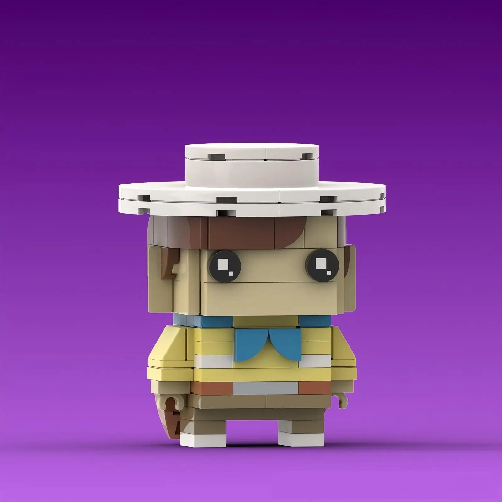 سلسلة الأفلام الكلاسيكية اللبنات MOC تشارلي الشوكولاته BrickHeadz ويلي ونكا عروسة كارتون نموذج لتقوم بها بنفسك ألعاب تجميع الأطفال هدية