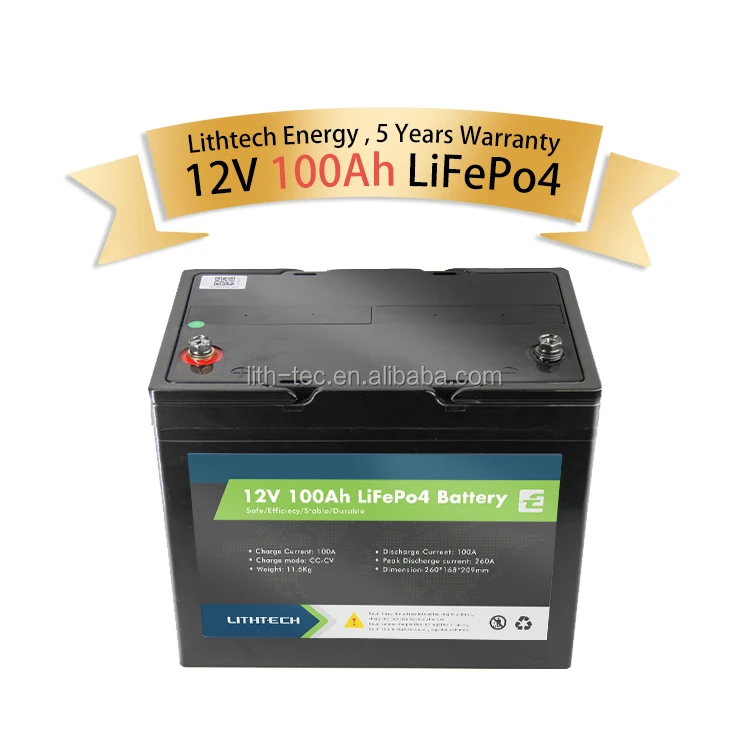 Lithium Iron Phosphate Battery Acumulator 12v Lipo4 100Ah Akku Iron Ion Solar Batteries