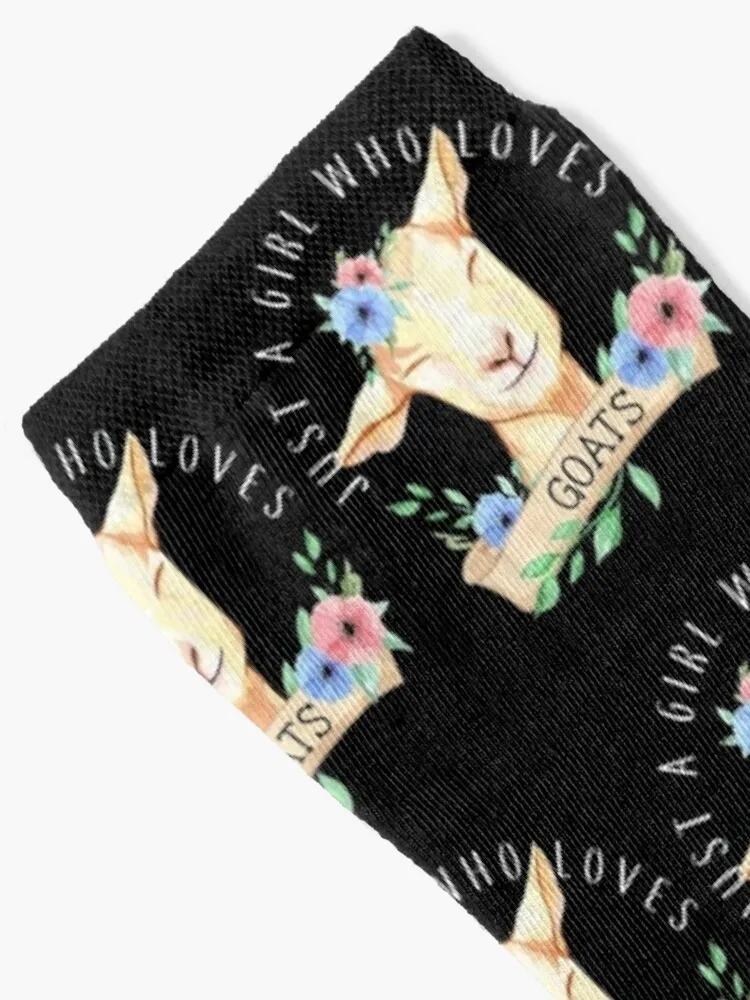 Just a Girl Who Loves Goats Socks short gifts gift Socks Men's Women's