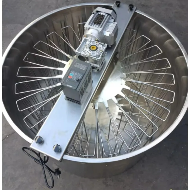 Nova máquina elétrica extratora de mel de aço inoxidável para apicultura 24_frame unidade extratora de mel