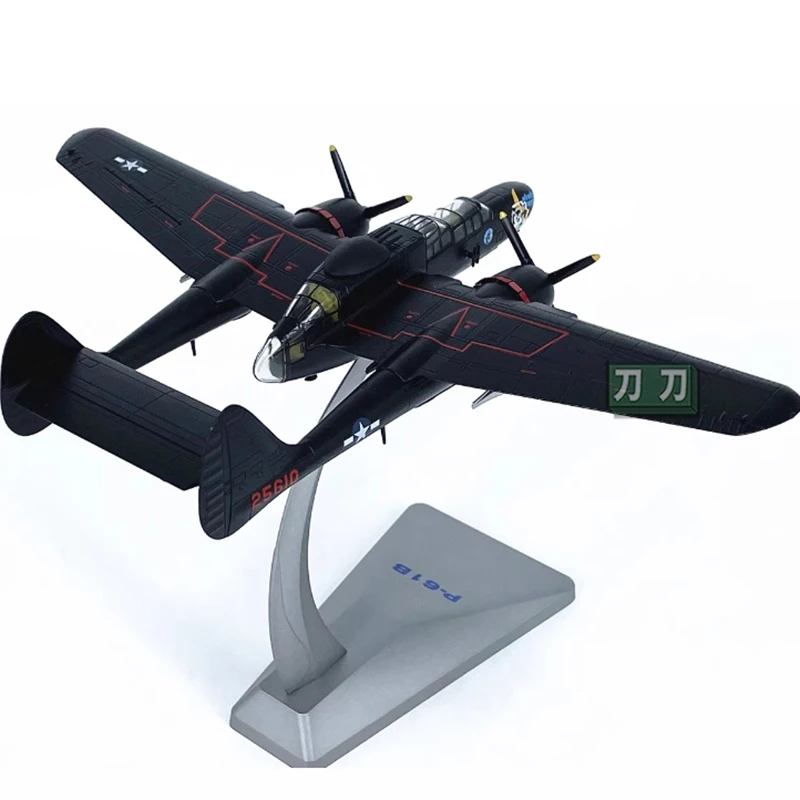 Diecast 1:72 Scale P-61B night fighter finished aircraft simulation model Static decoration Souvenir gifts for adult boy