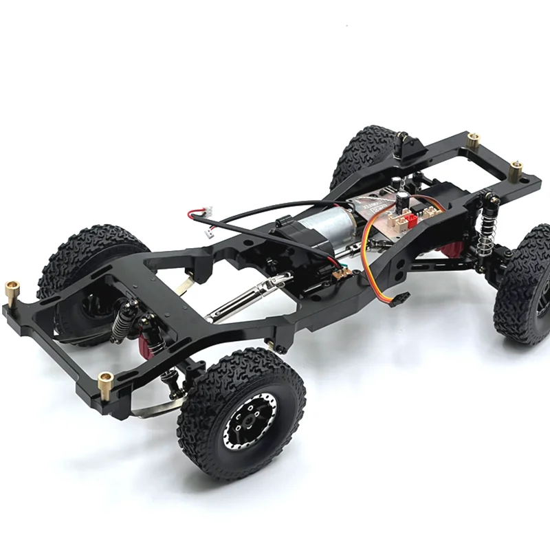 Obudowa samochodu Podnoszenie kolumny dla MN82 LC79 Zmodyfikowane specjalne części modernizacyjne z dużym kołem, materiał mosiężny, model MN 1/12 Climbing RC Car