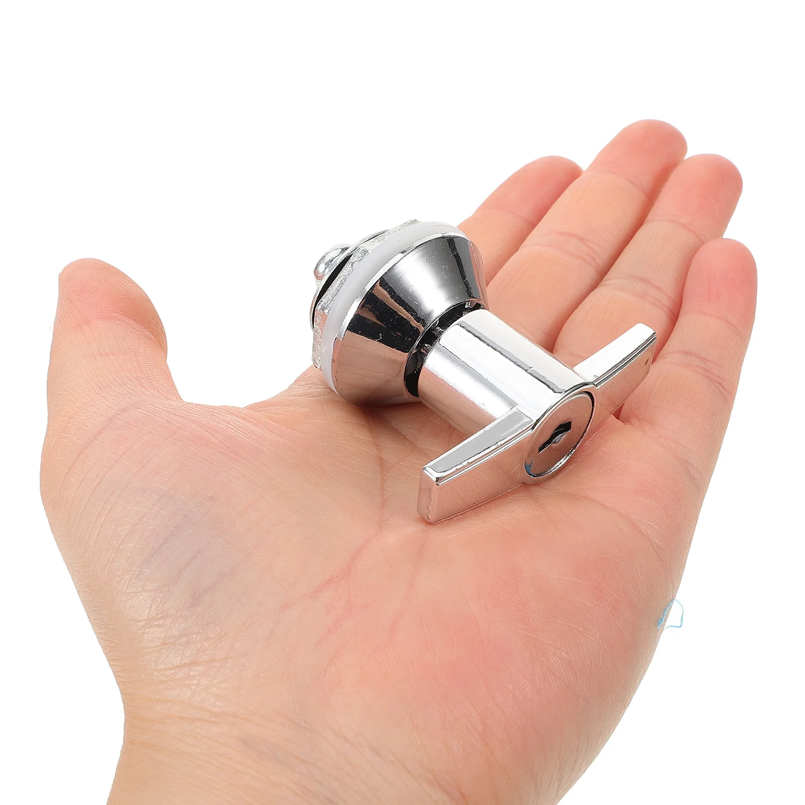 

1Set Heavy Duty Cabinet Lock with Key Aluminum Alloy Security for Drawer Box Electric Panel Fire Resistant Modern Design