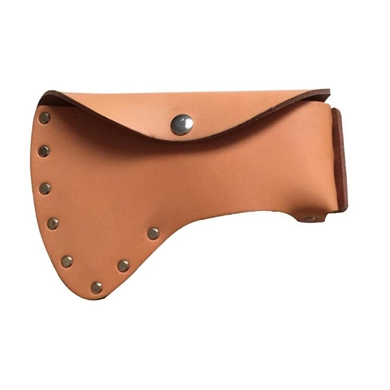 Y1AD Rugged Leather Hatchets Cover Sleeve for Outdoor Exploration and Lumberjacks Use
