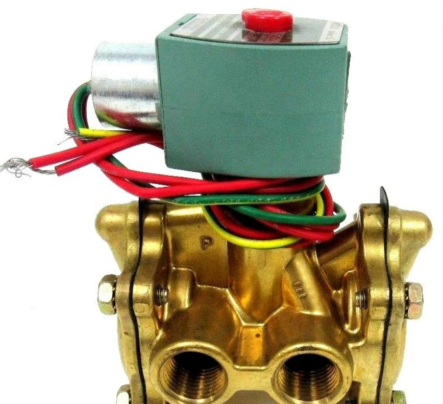 

New ASCO Series 8316 Brass 120/60AC 8316G064 3-way Solenoid Valves Normally Closed Air Water 8316G64