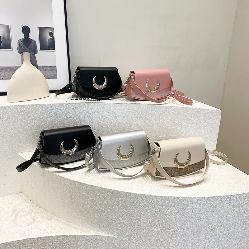 

Новинка 2023 года, женская сумка через плечо со стразами, шикарный кошелек под мышками с ремешком-цепочкой, универсальная сумка через плечо для вечеринок и свиданий